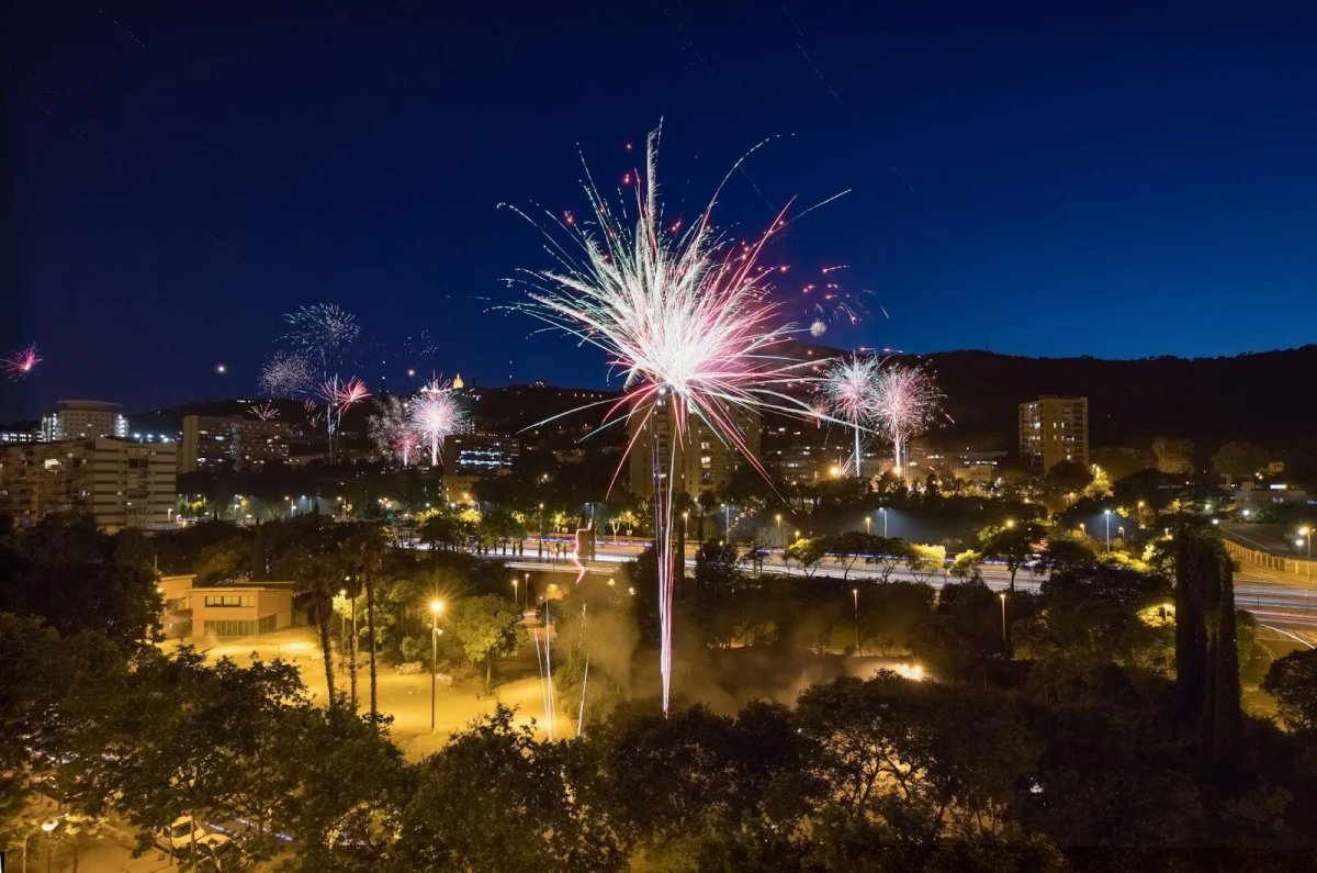 Sant Joan: Spectacular fireworks light up the city photo 3