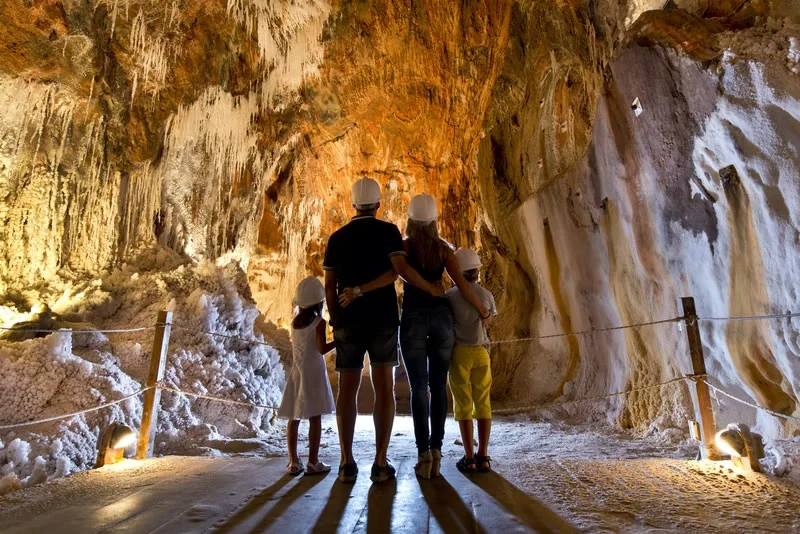 Hard Hats On Inside a Glowing Salt Mountain photo 4