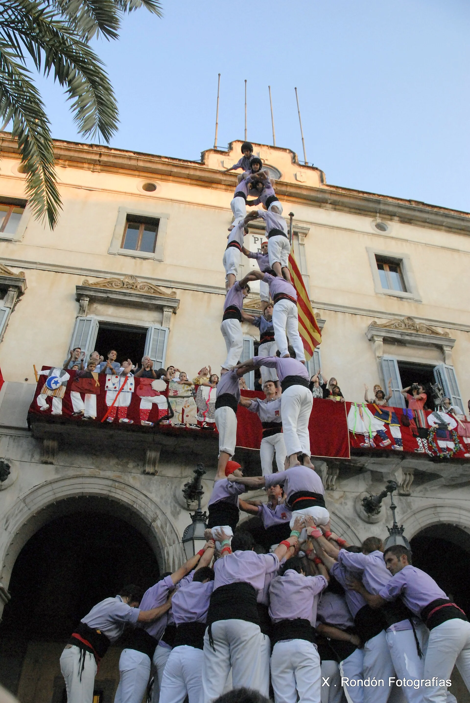 250 Years of Fire and Human Towers in Vilanova i la Geltrú photo 6