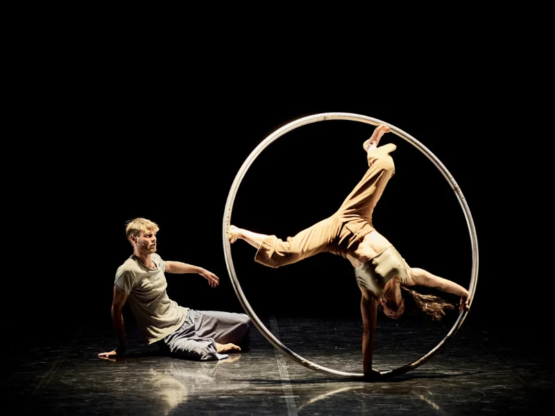 Two Artists, Two Metal Wheels, One Cyr Wheel photo 5