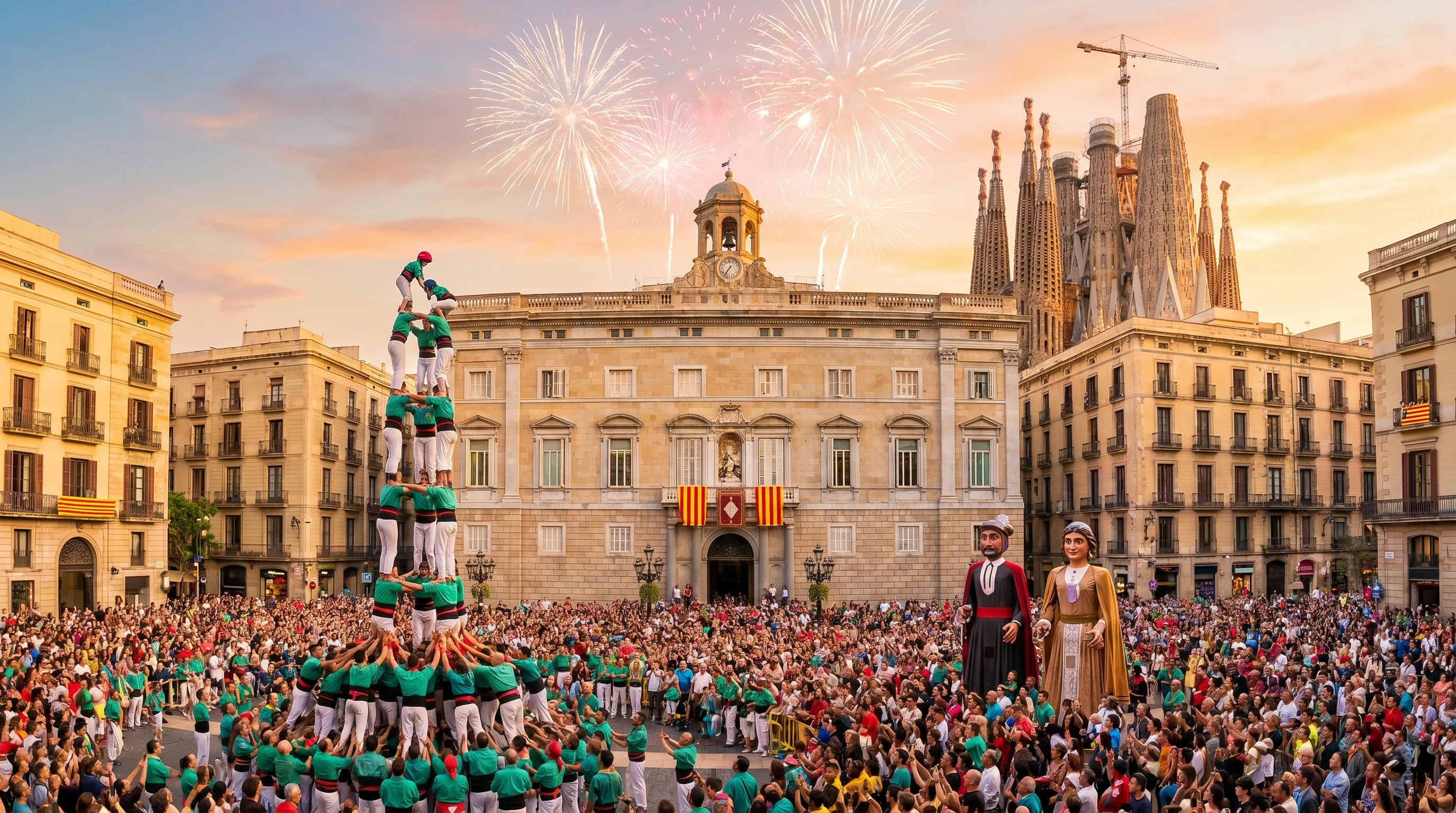 La Mercè: Five Days of Fire Runs, Human Towers, and Fireworks photo 4