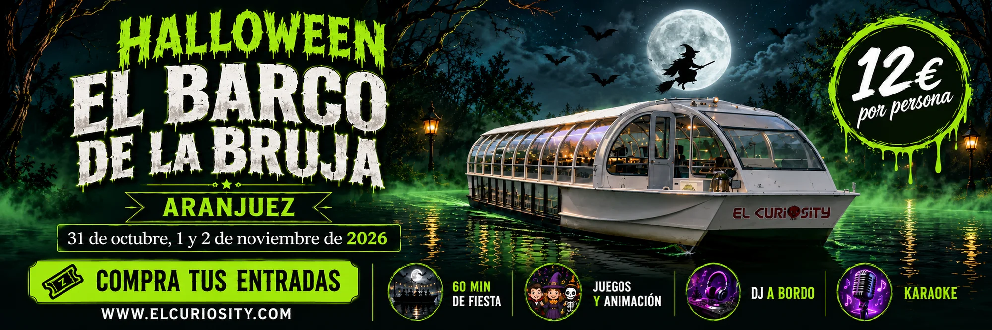 Witch's Boat: A Halloween Party Cruise in Aranjuez photo 5