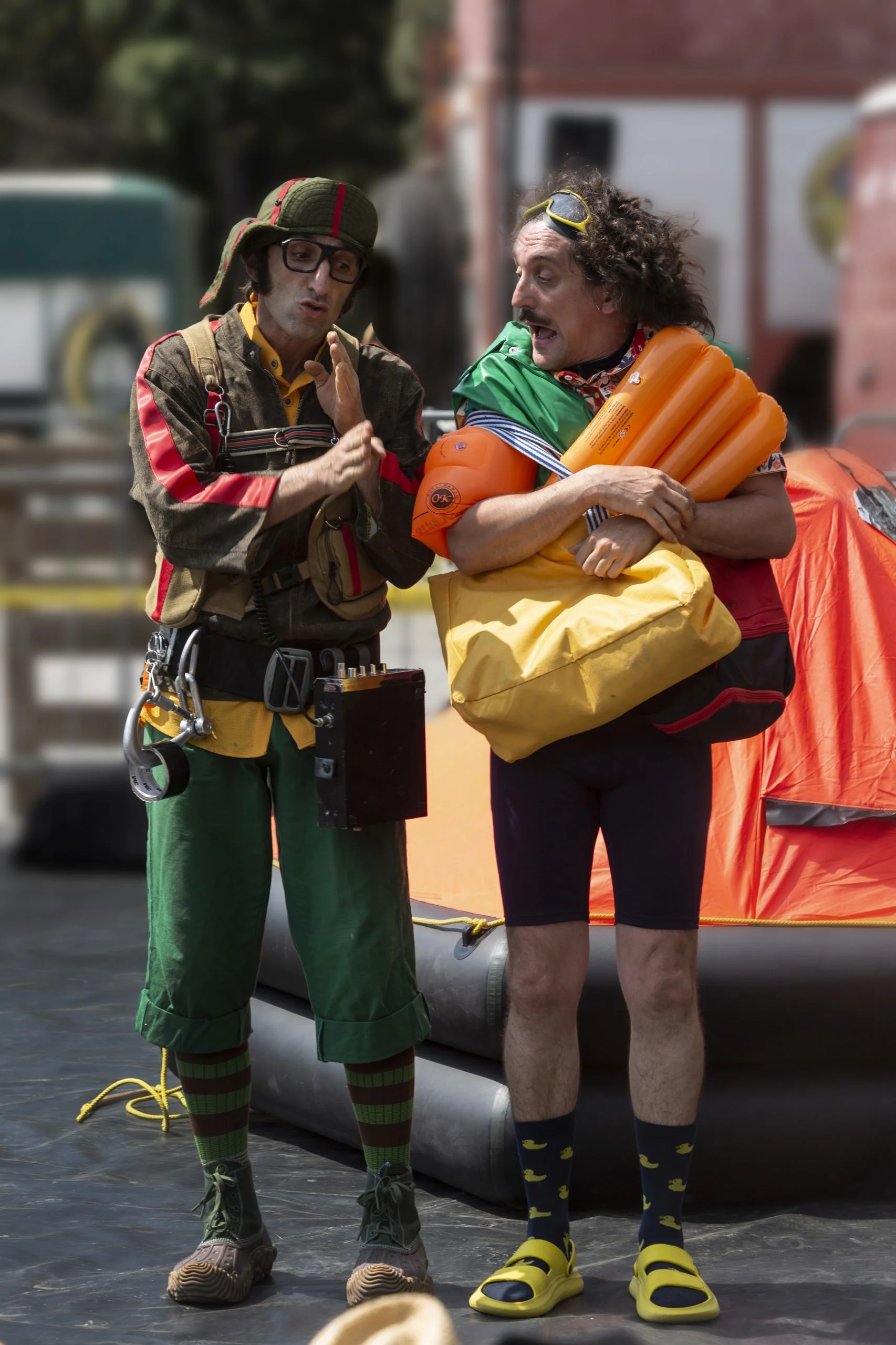 Two Clowns Wait for the Flood photo 4
