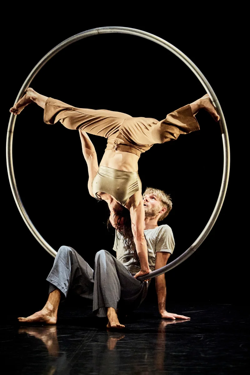 Two Artists, Two Metal Wheels, One Cyr Wheel photo 4