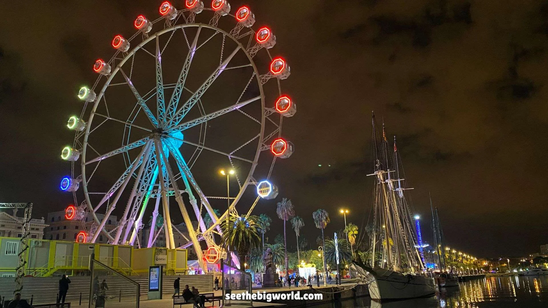 Port Vell's Giant Wheel and Floating Nativity Scene photo 4