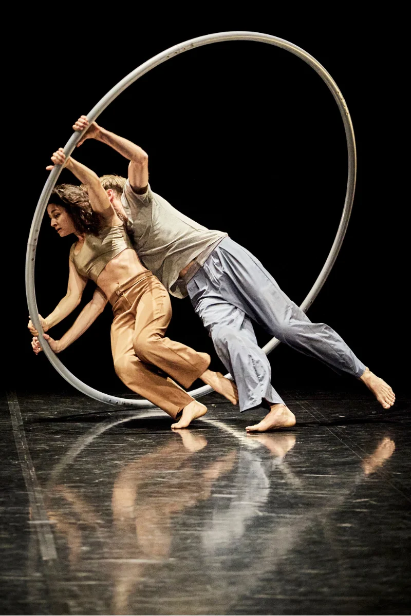 Two Artists, Two Metal Wheels, One Cyr Wheel photo 3